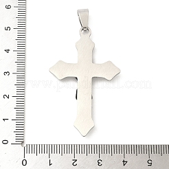 201 Stainless Steel Laser Cut Pendants&nbsp;STAS-P428-13P-01