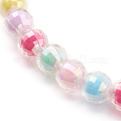 Transparent Acrylic Beaded Mobile Straps&nbsp;HJEW-JM00420