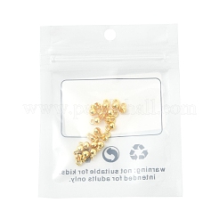 20 個の真鍮ボールチープ  カロット終了  18KGP本金メッキ  6x4mm  穴：1.5mm&nbsp;KK-FS0002-18G