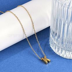 Ion Plating(IP) 304 Stainless Steel Pendant Necklaces&nbsp;NJEW-R050-01G-11