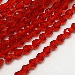 Glass Beads Strands&nbsp;EGLA-E010-8x12mm-08