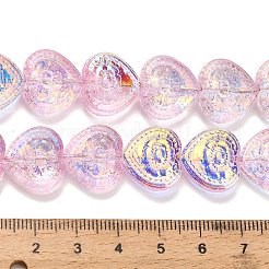 Electroplate Baking Paint Glass Beads Strands&nbsp;EGLA-K061-13A-AB04