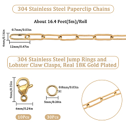 DIY Chain Bracelet Necklace Making Kit&nbsp;CHS-SC0001-03G