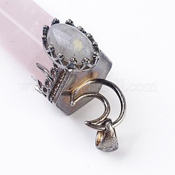Natural Rose Quartz Big Pendants&nbsp;G-F639-05E