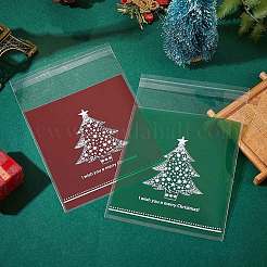 400 Pcs 4 Styles Self-Adhesive Christmas Candy Bags&nbsp;JX059A