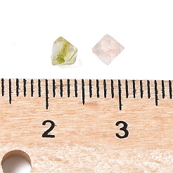ガラスシードビーズ  ハート  多面カット  透明色  ミックスカラー  4x4x4mm  穴：1mm  約180個/10g/セット&nbsp;GLAA-V001-04