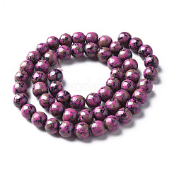 Spray Painted Non-magnetic Synthetic Hematite Beads Strands&nbsp;G-N337-06A