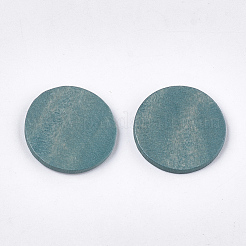 Painted Wood Cabochons&nbsp;WOOD-T021-17E