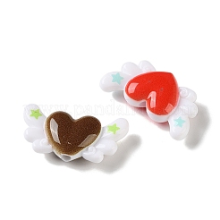Printed Opaque Acrylic Beads&nbsp;AC-CBAA26B-09