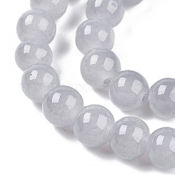 Baking Paint Imitation Jade Glass Round Bead Strands&nbsp;X1-DGLA-Q021-8mm-43