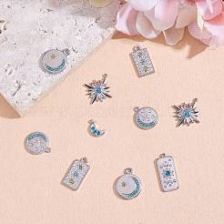 14Pcs 7 Styles 304 Stainless Steel Pendants&nbsp;STAS-SZ0002-78P