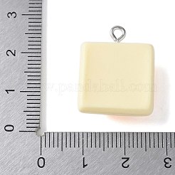 Opaque Resin Pendants&nbsp;RESI-S019-02B