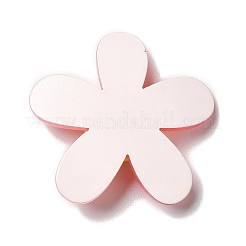 アクリルカボション  笑顔の花  ピンク  34x35.5x8mm&nbsp;MACR-M023-05B