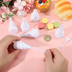 Cake Shape Plastic Bubble Bottle&nbsp;AJEW-WH0752-234B