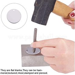 304 Stainless Steel Stamping Blank Tag Pendants&nbsp;STAS-PH0019-28P