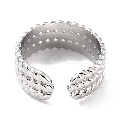 Non-Tarnish 304 Stainless Steel Finger Rings&nbsp;X-RJEW-L102-40P