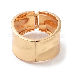 Alloy Wide Hinged Bangles&nbsp;BJEW-C058-01G