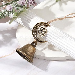 Iron Bell Pendant Decoration&nbsp;HJEW-JM02237