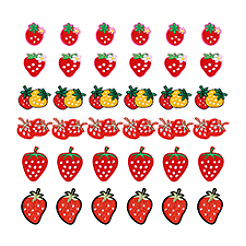 36Pcs 6 Styles Computerized Embroidery Cloth Self Adhesive Patches&nbsp;PATC-PH0001-23
