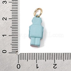 Printed Brass Pendants&nbsp;KK-CBAB1CA-17G