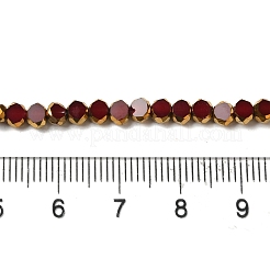 Electroplate Glass Beads Strands&nbsp;EGLA-P061-01A-02