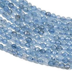 Natural Devil Blue Aquamarine Beads Strands&nbsp;GG-CBAF158-D01-02
