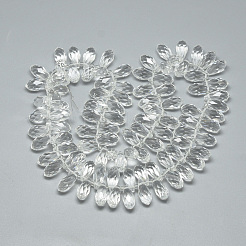 Glass Beads Strands&nbsp;EGLA-S142-6x12mm-10