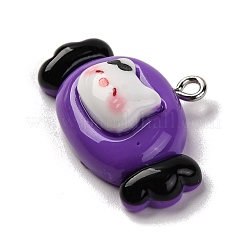 Halloween Theme Opaque Resin Pendants&nbsp;RESI-D075-03C