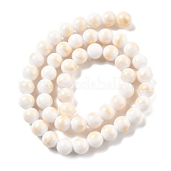Natural Mashan Jade Beads Strands&nbsp;G-A255-A01-01H