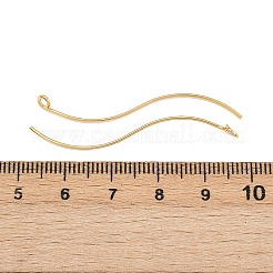 Brass Earring Findings&nbsp;KK-A274-17D-G