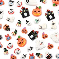 14 Styles Halloween Theme Luminous Resin Decoden Cabochons&nbsp;CRES-FS0001-29