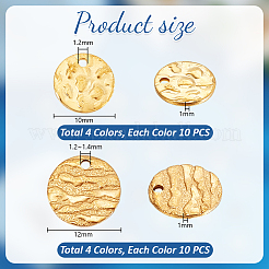 80Pcs 8 Styles 304 Stainless Steel Charms&nbsp;STAS-PH0006-74