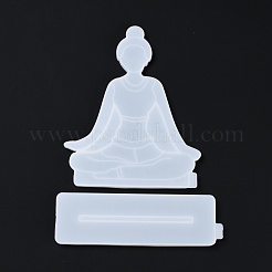 YOGA DIY Silicone Statue Molds&nbsp;DIY-G046-11