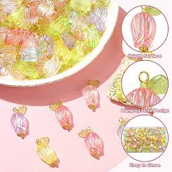 200Pcs Transparent ABS Plastic Pendants&nbsp;PALLOY-CJ00120