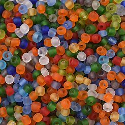 Frosted Colours Glass Seed Beads&nbsp;SEED-A030-02B
