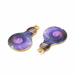 Alloy Printed Pendants&nbsp;PALLOY-D581-02C