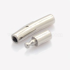 Tarnish Resistant 304 Stainless Steel Bayonet Clasps&nbsp;STAS-D043
