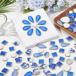 500Pcs 4 Styles Porcelain Mosaic Tiles&nbsp;PORC-SP0001-24
