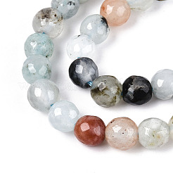 Dyed Natural White Jade Beads Strands&nbsp;G-T139-6mm-60-23