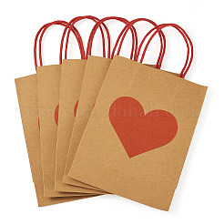 10Pcs Valentine's Day Paper Bags&nbsp;CARB-TADJ0001-01A