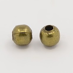 混合鉄ラウンドスペーサービーズ  ミックスカラー  2x2mm  穴：1mm  約1250個/20g&nbsp;X-E004-M
