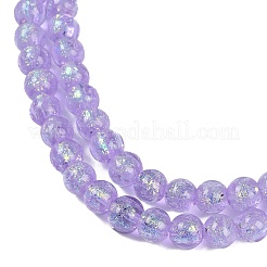Handmade Foil Lampwork Beads Strands&nbsp;FOIL-K003-06A