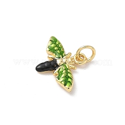 Insect Themes Brass Enamel Pendants&nbsp;KK-B155-01A-02G