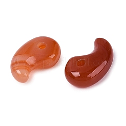 Dyed Natural Carnelian Pendants&nbsp;X-G-S294-07B-08