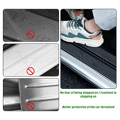 8 Sets 2 Style PVC Universal Car Door Edge Guard Door Sill Protector&nbsp;DIY-AR0004-42B