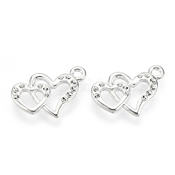 Alloy Pendant Rhinestone Settings&nbsp;PALLOY-T075-232