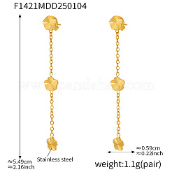 304 Stainless Steel Stud Earrings&nbsp;WGFF43A-02