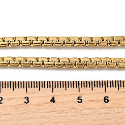 201 Stainless Steel Box Chain Necklaces for Men&nbsp;STAS-V011-01A-G-1