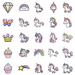 50Pcs Cartoon Unicorn Paper Sticker&nbsp;STIC-C012-03