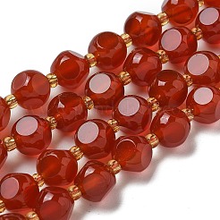 Natural Carnelian(Dyed & Heated) Beads Strands&nbsp;G-K387-A12-02